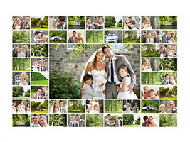 Promotie uitgebreid driehoek Fotocollage op canvas | 250 gratis designs | 24u service